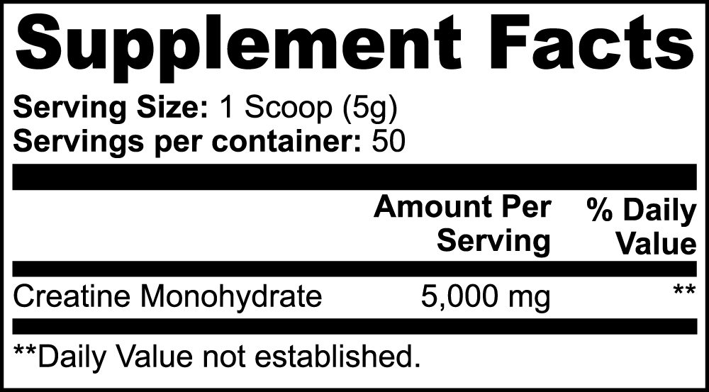 CREATION - Creatine Monohydrate