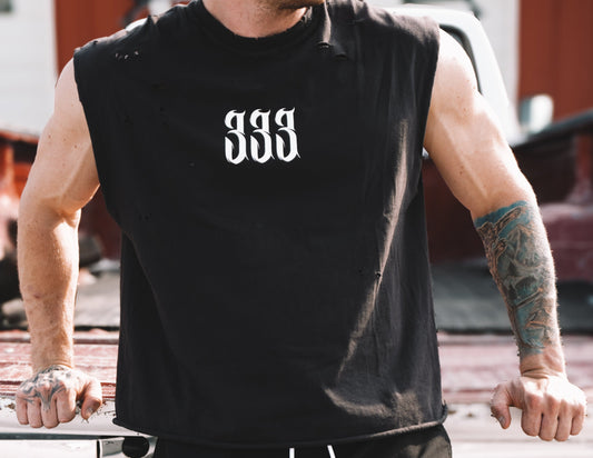 HAND DISTRESSED CUTOFF
