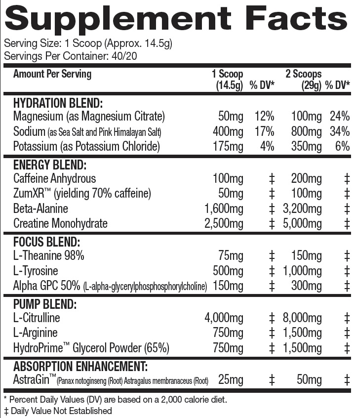 Essence: Pre-Workout (Sweet Cherry Lemonade)